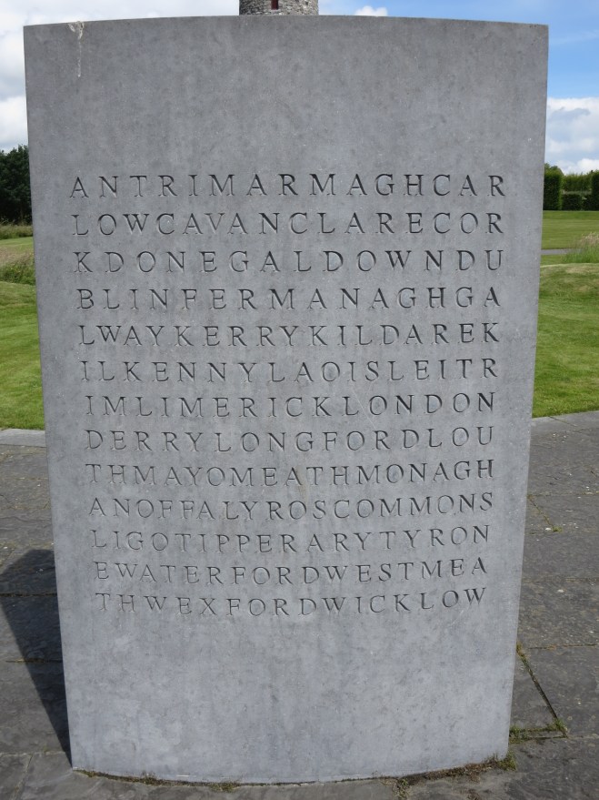 The counties of Ireland